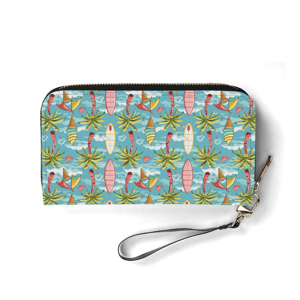Personalised Summer Surf Twill (PU) Wallet Personalised Wallet Printed Offshore Surf