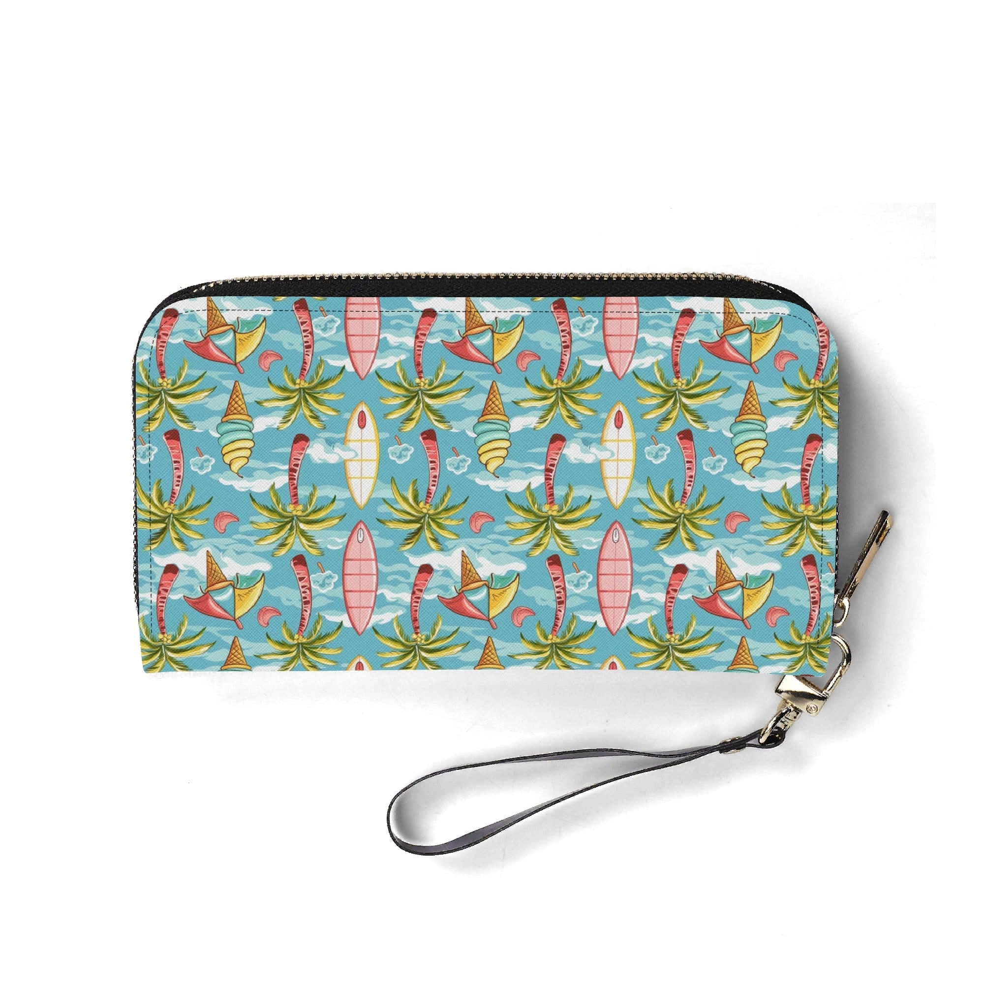 Personalised Summer Surf Twill (PU) Wallet Personalised Wallet Printed Offshore Surf