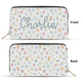 Personalised Paw Print Twill (PU) Wallet Black Personalised Wallet animal Printed Offshore