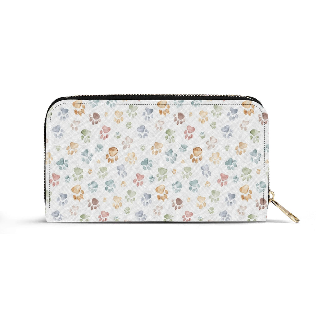 Personalised Paw Print Twill (PU) Wallet Personalised Wallet animal Printed Offshore
