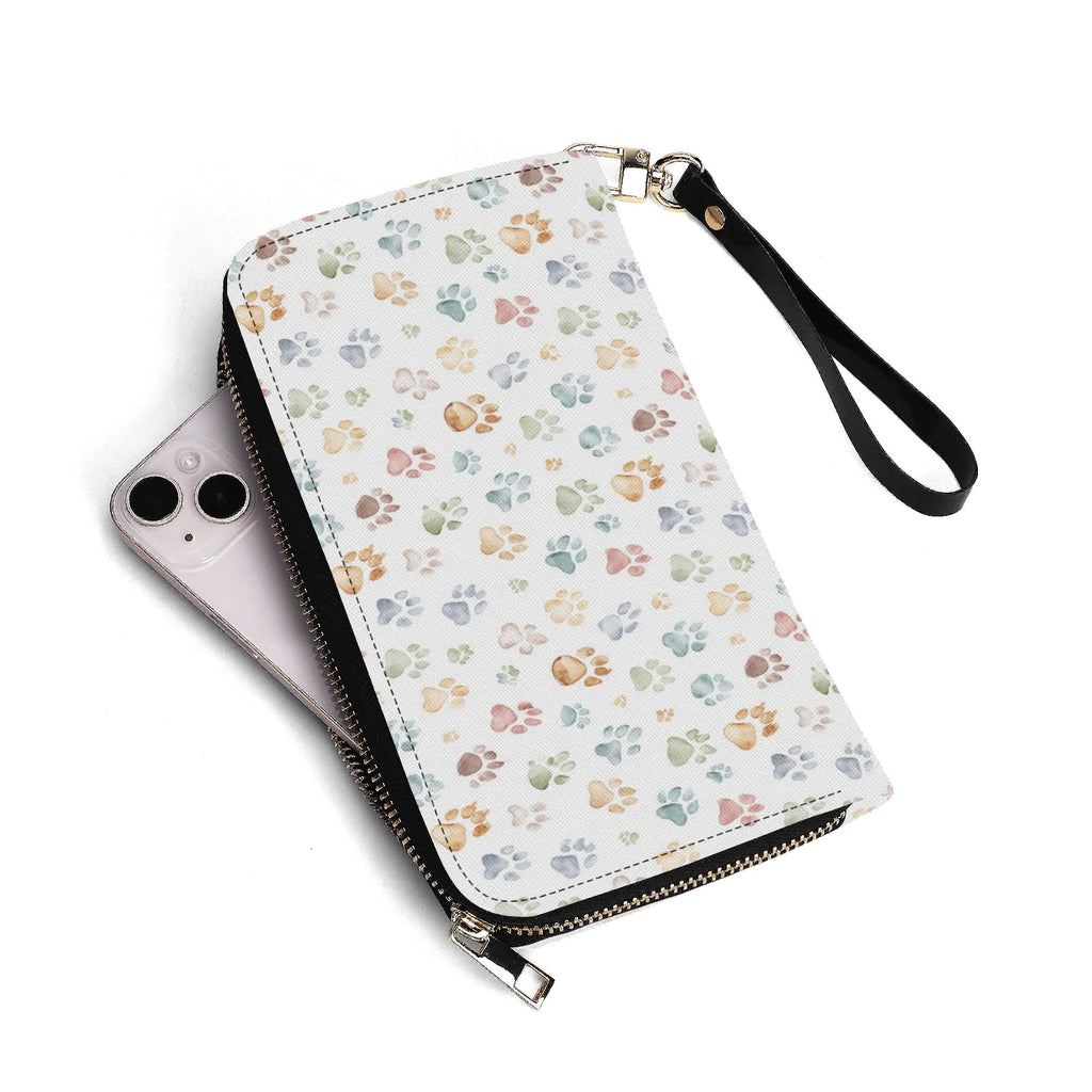 Personalised Paw Print Twill (PU) Wallet Personalised Wallet animal Printed Offshore