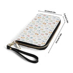 Personalised Paw Print Twill (PU) Wallet Personalised Wallet animal Printed Offshore