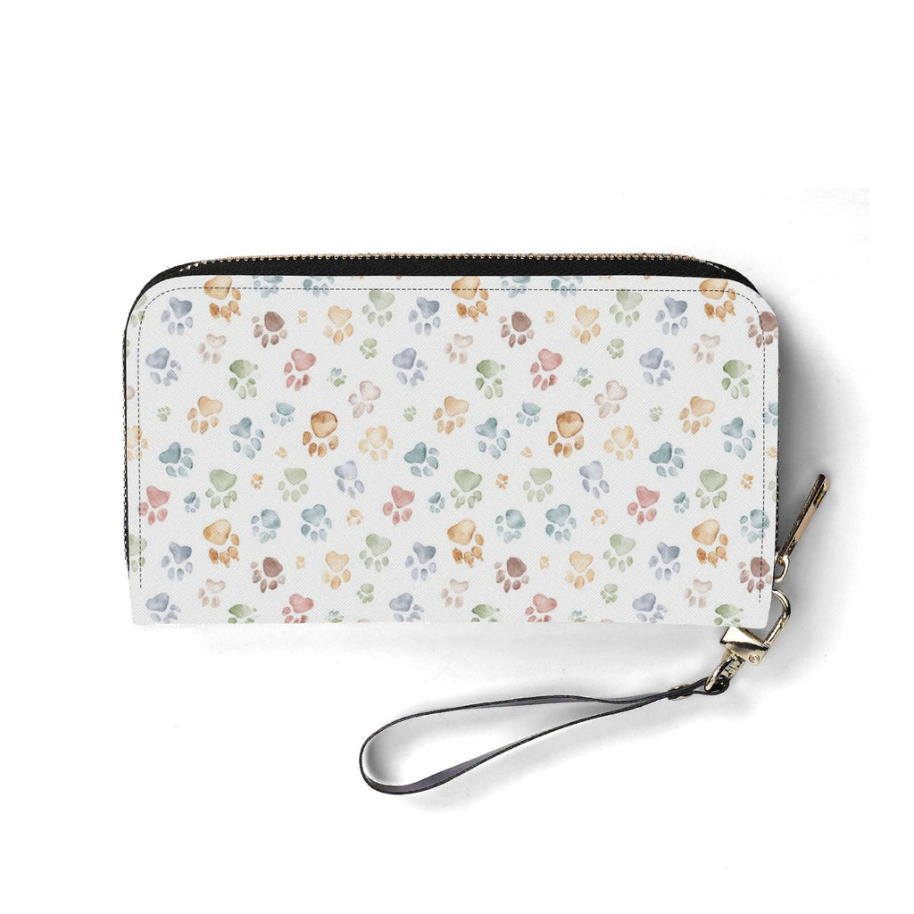 Personalised Paw Print Twill (PU) Wallet Personalised Wallet animal Printed Offshore