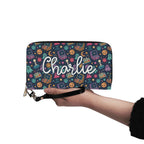 Personalised Space Arcade Twill (PU) Wallet Personalised Wallet Games Printed Offshore Retro Space