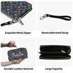 Personalised Space Arcade Twill (PU) Wallet Personalised Wallet Games Printed Offshore Retro Space
