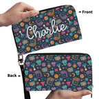 Personalised Space Arcade Twill (PU) Wallet Personalised Wallet Games Printed Offshore Retro Space
