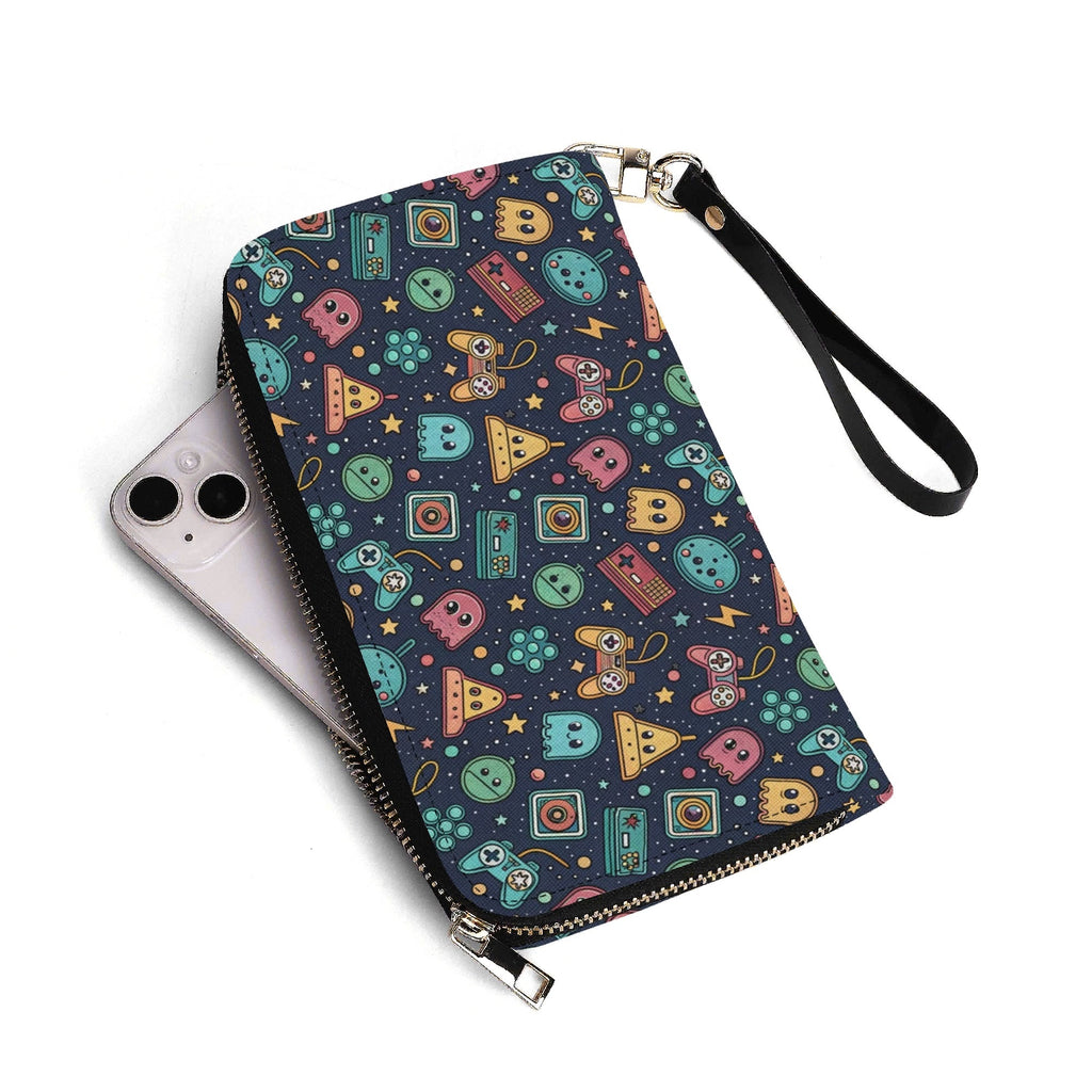 Personalised Video Game Twill (PU) Wallet Personalised Wallet Games Printed Offshore Retro