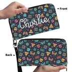 Personalised Video Game Twill (PU) Wallet Personalised Wallet Games Printed Offshore Retro