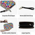 Personalised Graphic 80s Twill (PU) Wallet Personalised Wallet Printed Offshore Retro