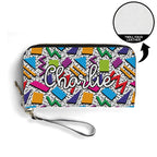 Personalised Graphic 80s Twill (PU) Wallet Personalised Wallet Printed Offshore Retro