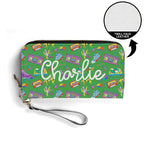 Personalised Bright 80s Twill (PU) Wallet Personalised Wallet Printed Offshore Retro