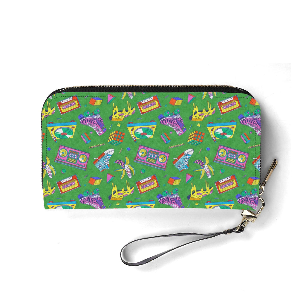 Personalised Bright 80s Twill (PU) Wallet Personalised Wallet Printed Offshore Retro