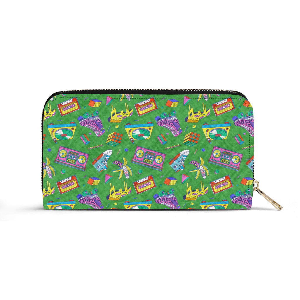 Personalised Bright 80s Twill (PU) Wallet Personalised Wallet Printed Offshore Retro