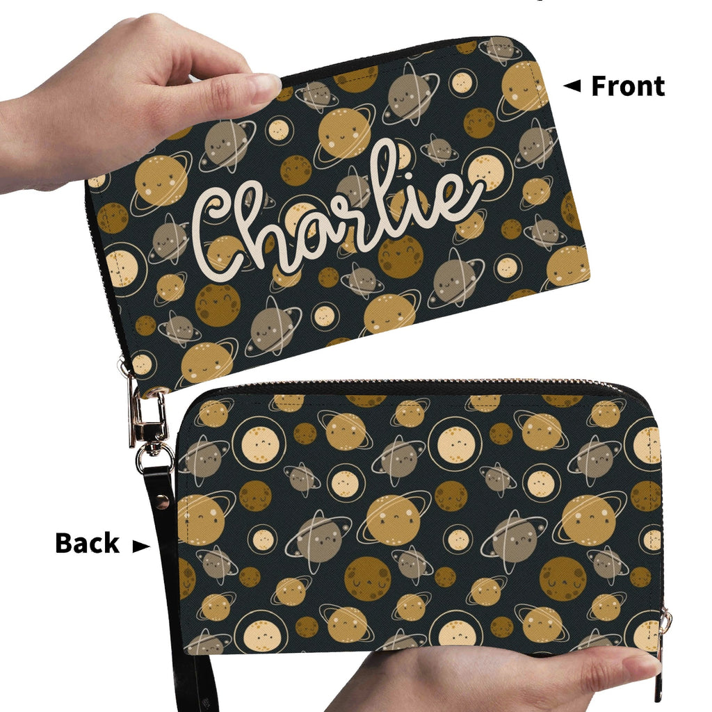Personalised Planets Twill (PU) Wallet Personalised Wallet Printed Offshore Space