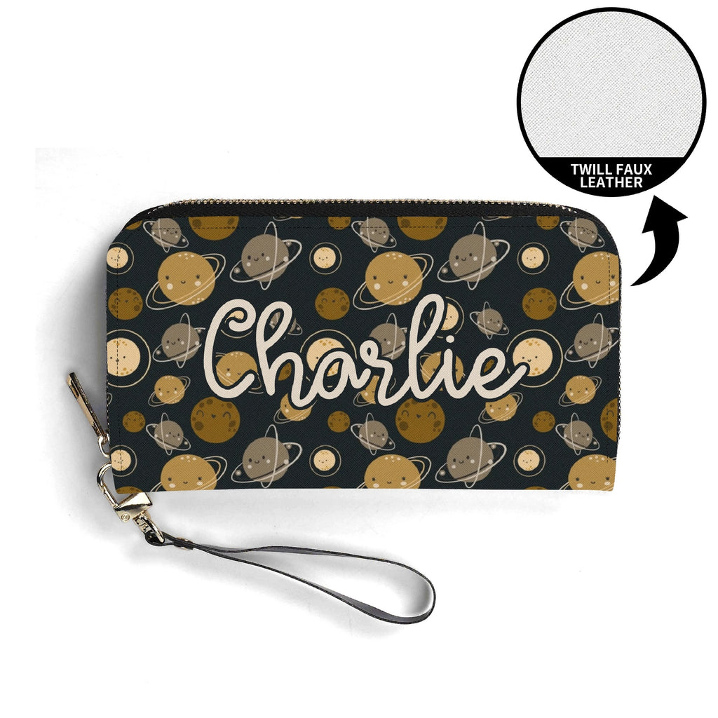 Personalised Planets Twill (PU) Wallet Personalised Wallet Printed Offshore Space