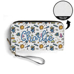 Personalised Monkey Astronaut In Space Twill (PU) Wallet Personalised Wallet Printed Offshore Space