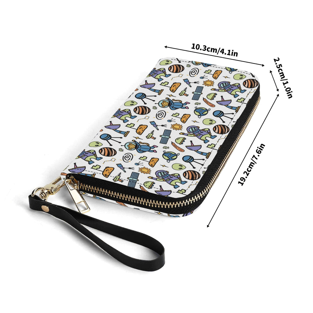Personalised All About Space Twill (PU) Wallet Personalised Wallet Printed Offshore Space