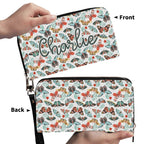 Personalised Pretty Moths And Butterflies Twill (PU) Wallet Personalised Wallet Printed Offshore