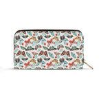 Personalised Pretty Moths And Butterflies Twill (PU) Wallet Personalised Wallet Printed Offshore
