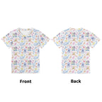 Under The Sea Kids Loose Fit Short Sleeve T-Shirt Kid's Full Print T-shirt animal Ocean Printed Offshore