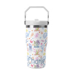 Personalised Under The Sea 20oz Stainless Steel Tumbler Screw On Lid With Straw Default Title Personalised 20oz Tumbler with Top Handle animal Ocean Printed Offshore