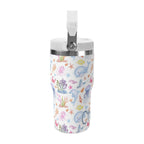 Personalised Under The Sea 20oz Stainless Steel Tumbler Screw On Lid With Straw Personalised 20oz Tumbler with Top Handle animal Ocean Printed Offshore