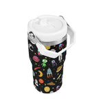 Personalised Kids Space 20oz Stainless Steel Tumbler Screw On Lid With Straw Personalised 20oz Tumbler with Top Handle Printed Offshore Space