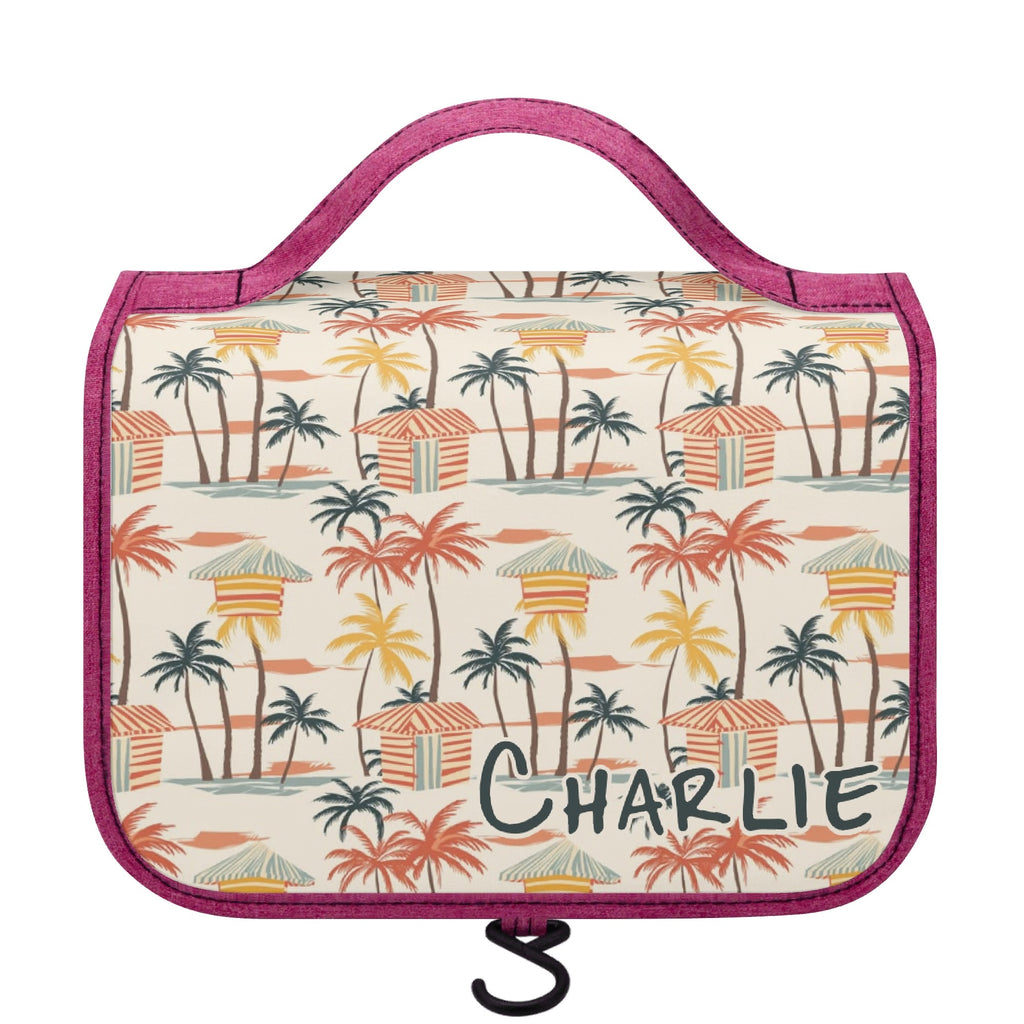 Personalised Beach Shack Toiletry Cosmetic Travel Bag Default Title Personalised Cosmetic / Toiletry Bag Printed Offshore Surf