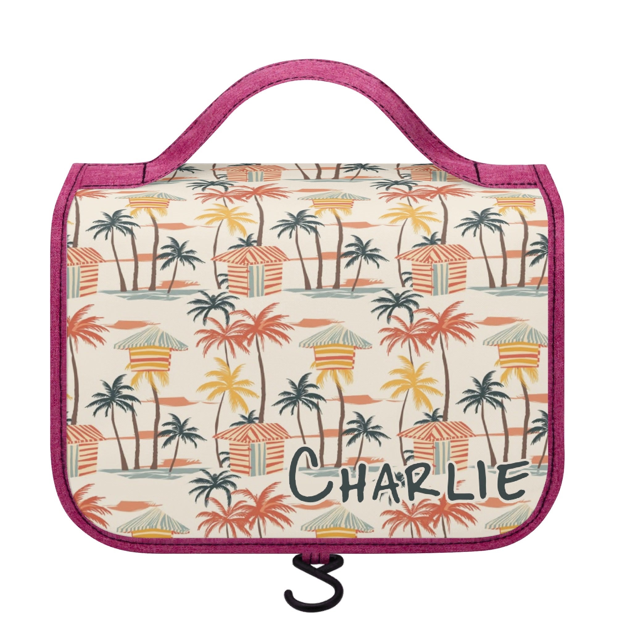 Personalised Beach Shack Toiletry Cosmetic Travel Bag Default Title Personalised Cosmetic / Toiletry Bag Printed Offshore Surf