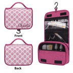 Personalised Cat Doughnuts Toiletry Cosmetic Travel Bag Personalised Cosmetic / Toiletry Bag Food Printed Offshore
