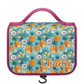 Personalised Pineapple Coconut Toiletry Cosmetic Travel Bag Default Title Personalised Cosmetic / Toiletry Bag Food Printed Offshore