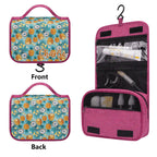 Personalised Pineapple Coconut Toiletry Cosmetic Travel Bag Personalised Cosmetic / Toiletry Bag Food Printed Offshore