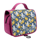 Personalised Lemon Seagull Toiletry Cosmetic Travel Bag Personalised Cosmetic / Toiletry Bag animal Printed Offshore