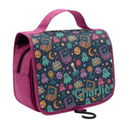 Personalised Space Arcade Toiletry Cosmetic Travel Bag Personalised Cosmetic / Toiletry Bag Games Printed Offshore Retro