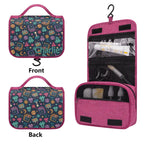Personalised Space Arcade Toiletry Cosmetic Travel Bag Personalised Cosmetic / Toiletry Bag Games Printed Offshore Retro