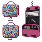Personalised Graphic 80s Toiletry Cosmetic Travel Bag Personalised Cosmetic / Toiletry Bag Printed Offshore Retro