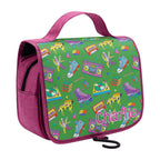 Personalised Bright 80s Toiletry Cosmetic Travel Bag Personalised Cosmetic / Toiletry Bag Printed Offshore Retro