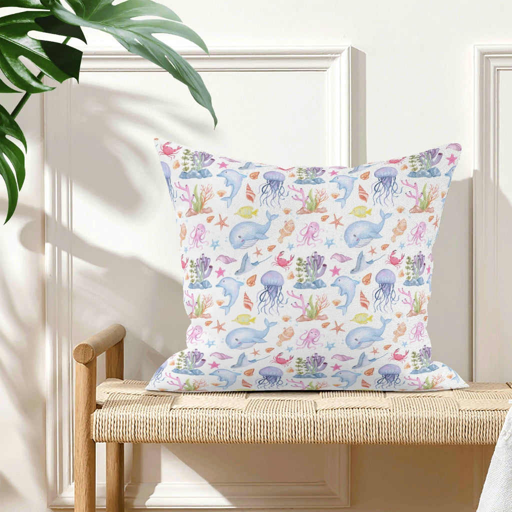 Personalised Under The Sea Cushion Cover Personalised Cushion Cover animal Ocean Printed Offshore