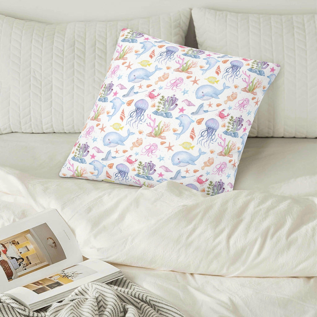 Personalised Under The Sea Cushion Cover Personalised Cushion Cover animal Ocean Printed Offshore
