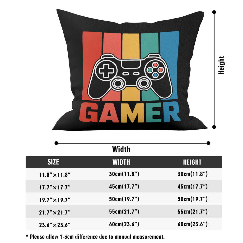 Personalised Gamer Cushion Cover Personalised Cushion Cover Games Printed Offshore