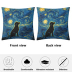 Starry Night Dog Cushion Cover Cushion Cover animal Printed Offshore