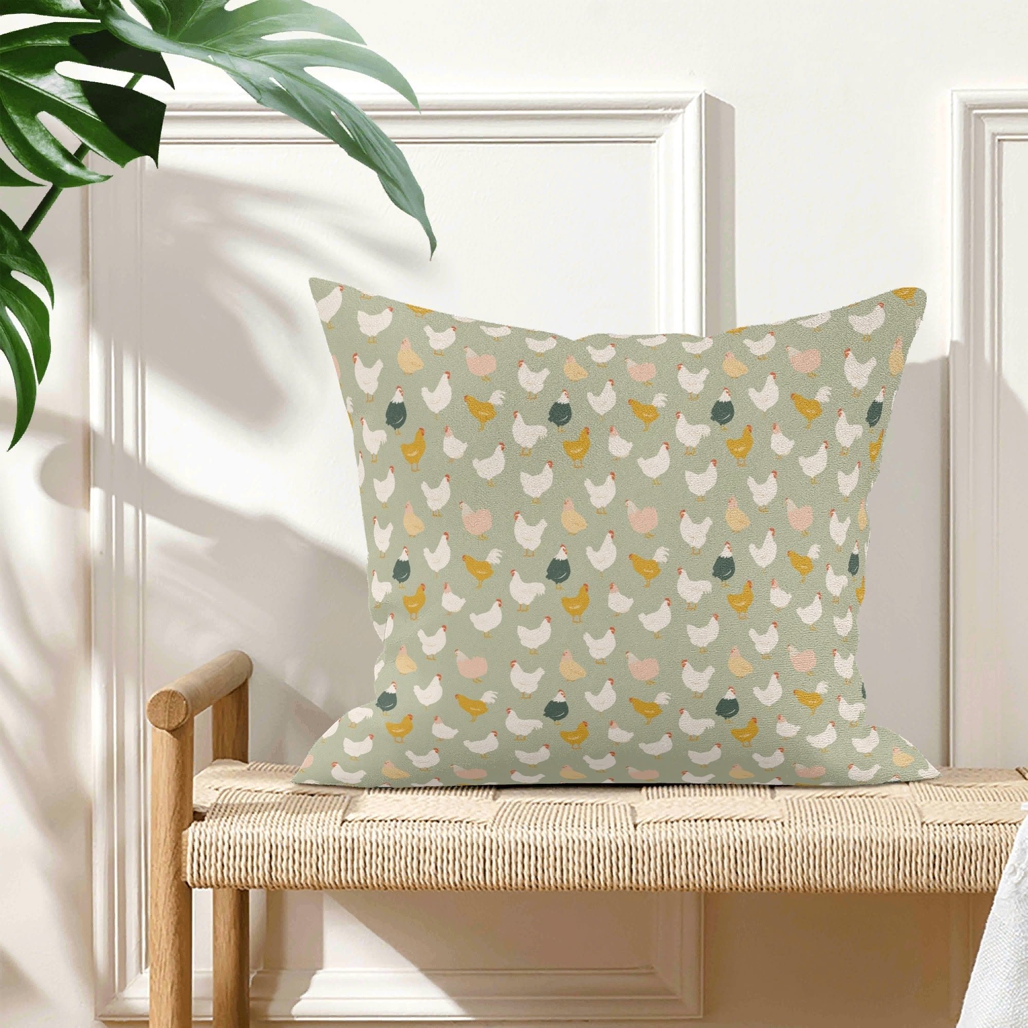 Personalised Chicken Life Cushion Cover Personalised Cushion Cover animal Printed Offshore