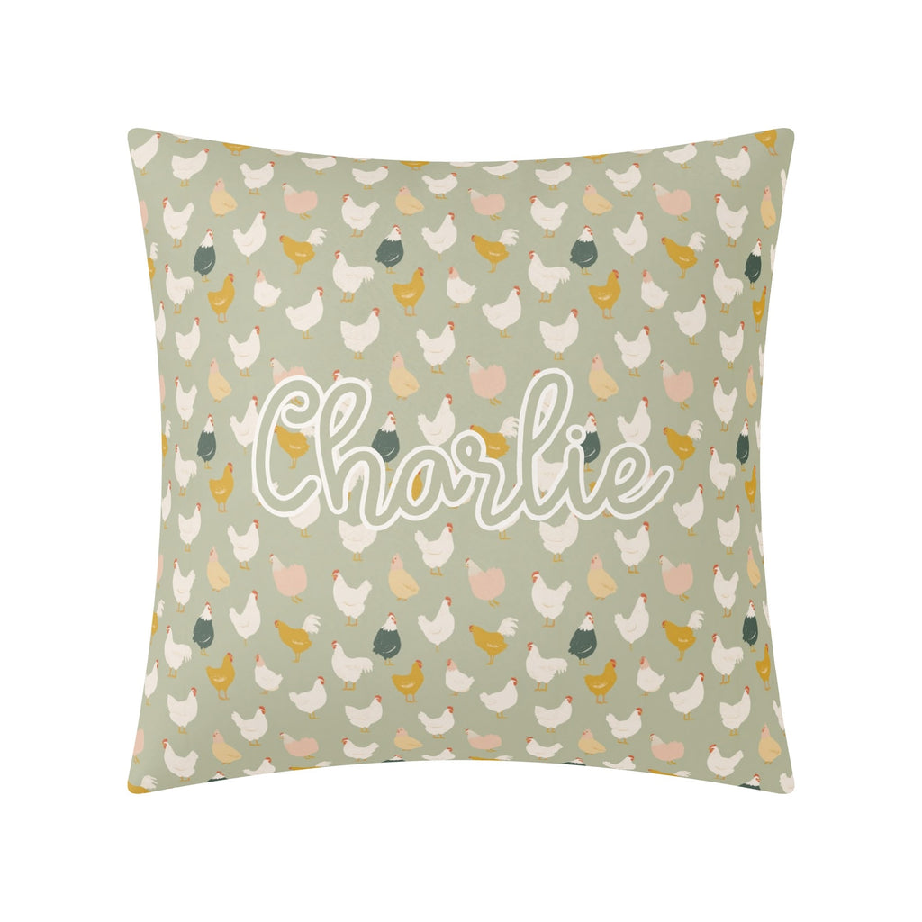 Personalised Chicken Life Cushion Cover Personalised Cushion Cover animal Printed Offshore