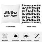 Cat Mum Cushion Cover Cushion Cover animal Mum Printed Offshore