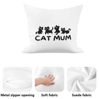Cat Mum Cushion Cover Cushion Cover animal Mum Printed Offshore