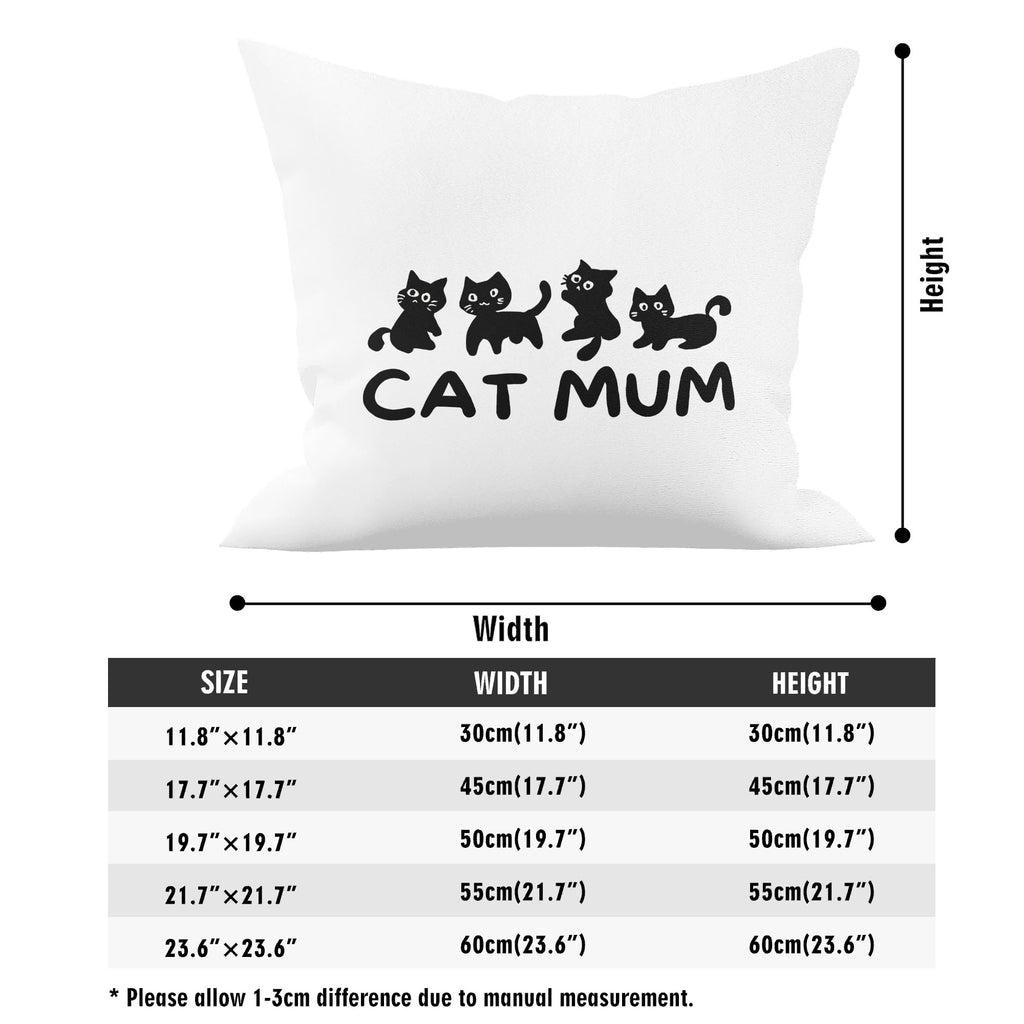 Cat Mum Cushion Cover Cushion Cover animal Mum Printed Offshore