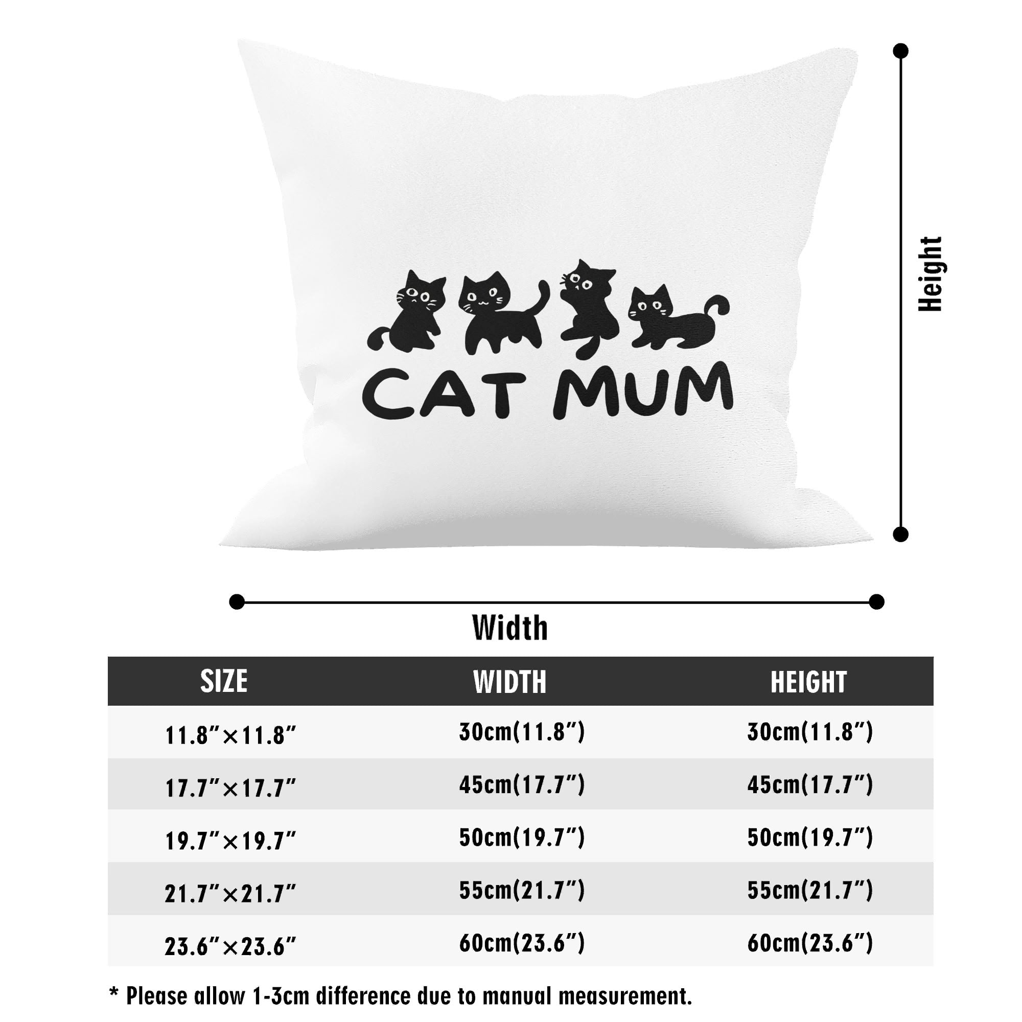 Cat Mum Cushion Cover Cushion Cover animal Mum Printed Offshore