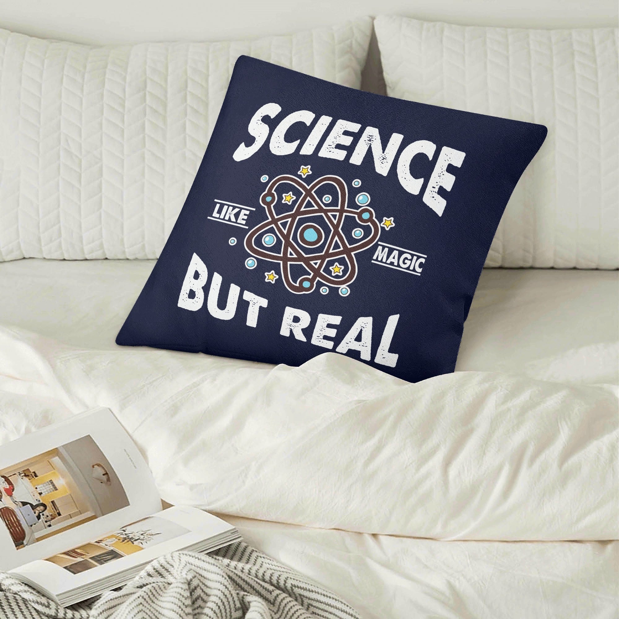 Science, Like Magic But Real Cushion Cover Cushion Cover Printed Offshore Science