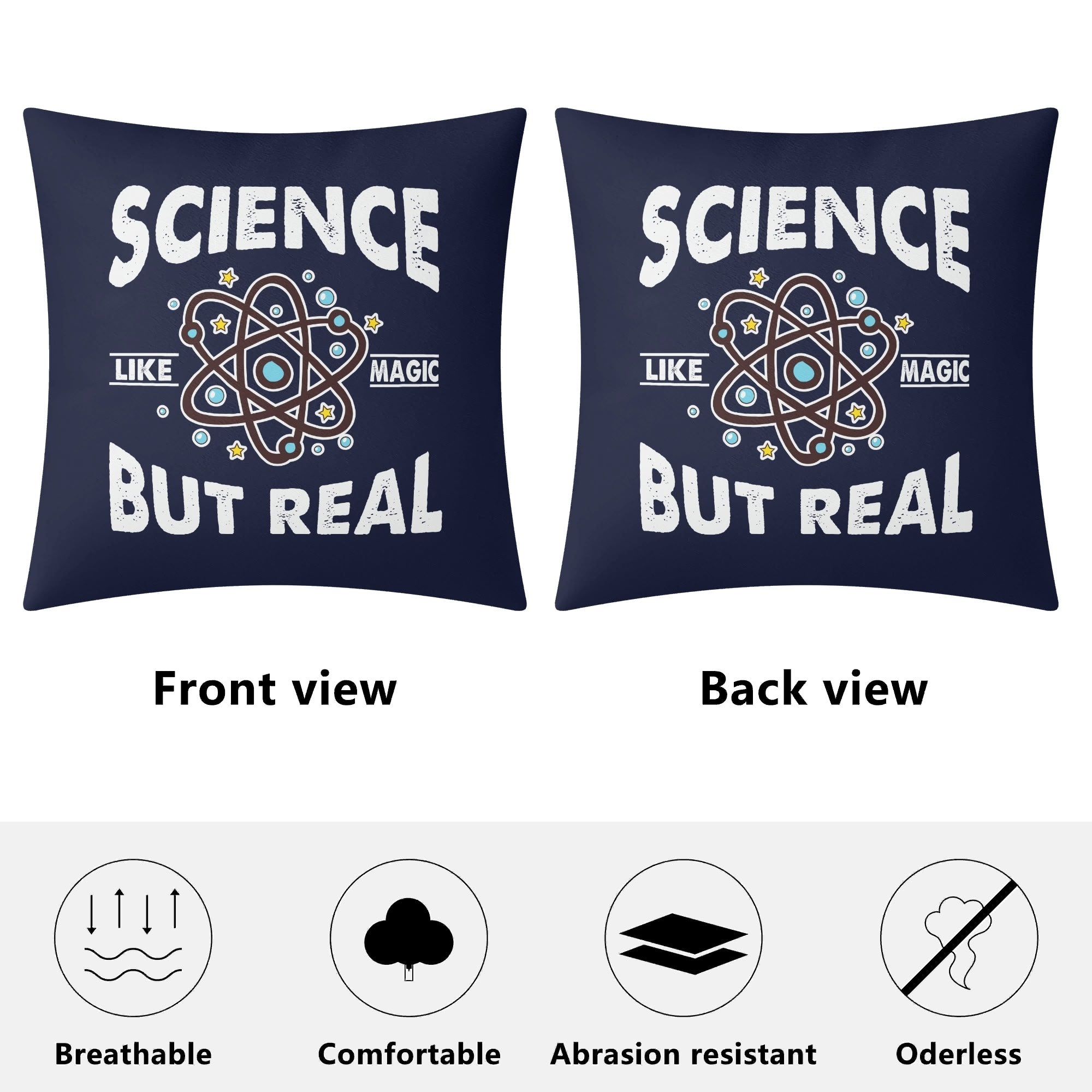 Science, Like Magic But Real Cushion Cover Cushion Cover Printed Offshore Science