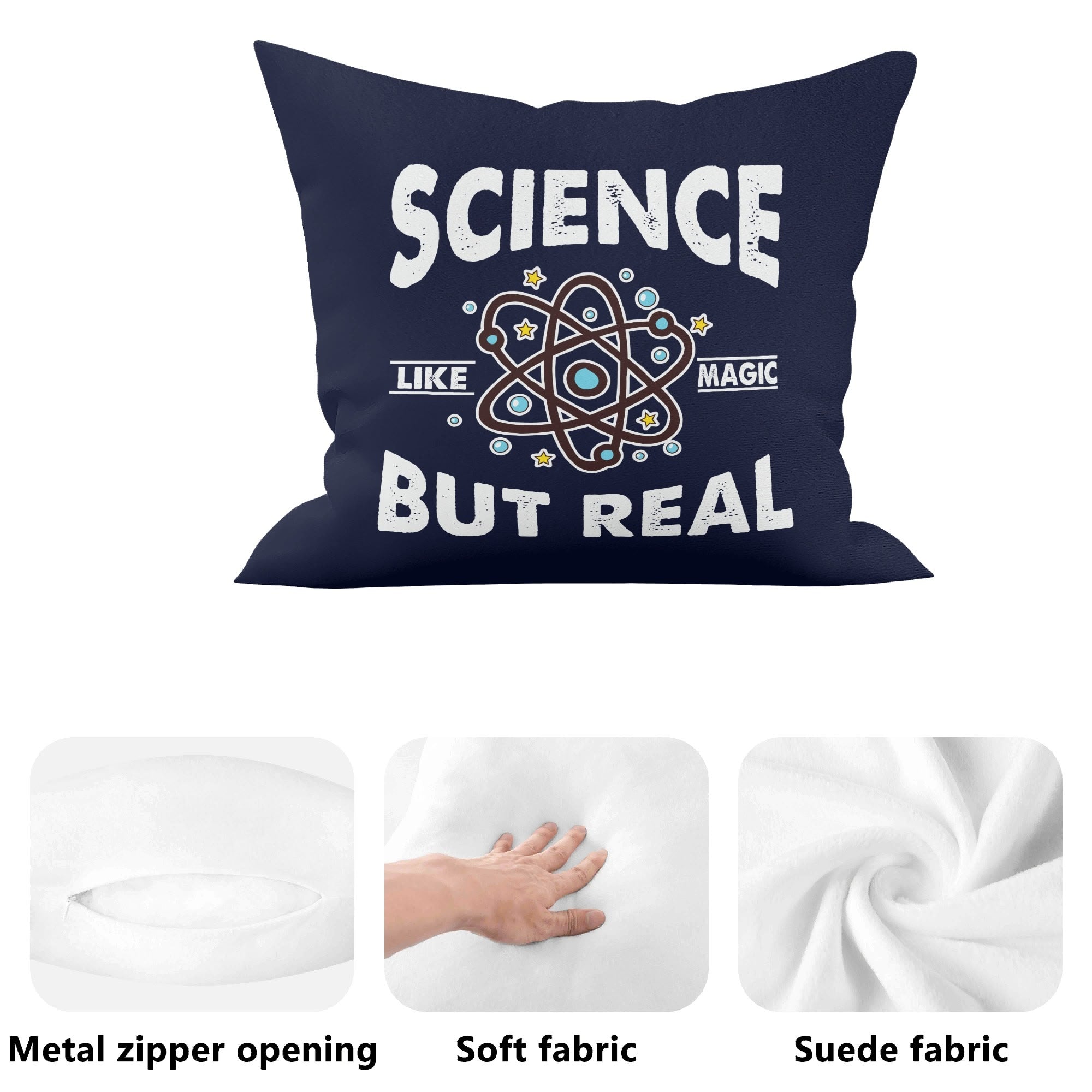 Science, Like Magic But Real Cushion Cover Cushion Cover Printed Offshore Science